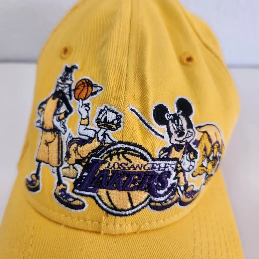 Disney Mickey Mouse and Friends Los Angeles Lakes Yellow Baseball Cap Youth
